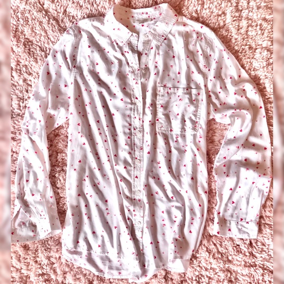 BeachLunchLounge ❤️Hearts Valentines Day ❤️Top L - Picture 3 of 7